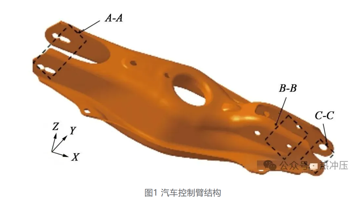 【技术帖】某高强钢汽车控制臂冲压成形工艺研究