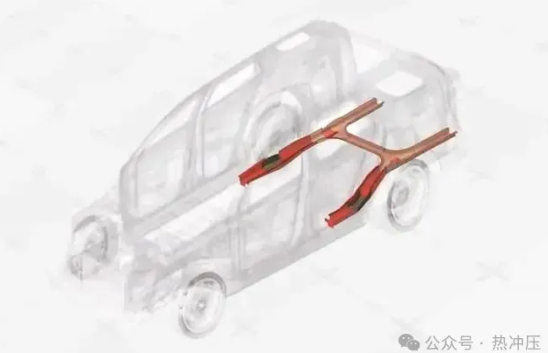 一体式后车体骨架：重构下车体制造模式