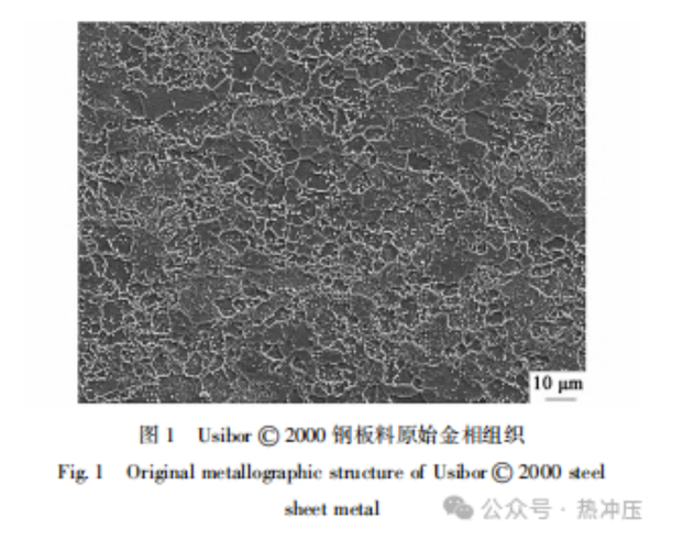 Usibor Ⓒ 2000 热成形钢胀形性能研究